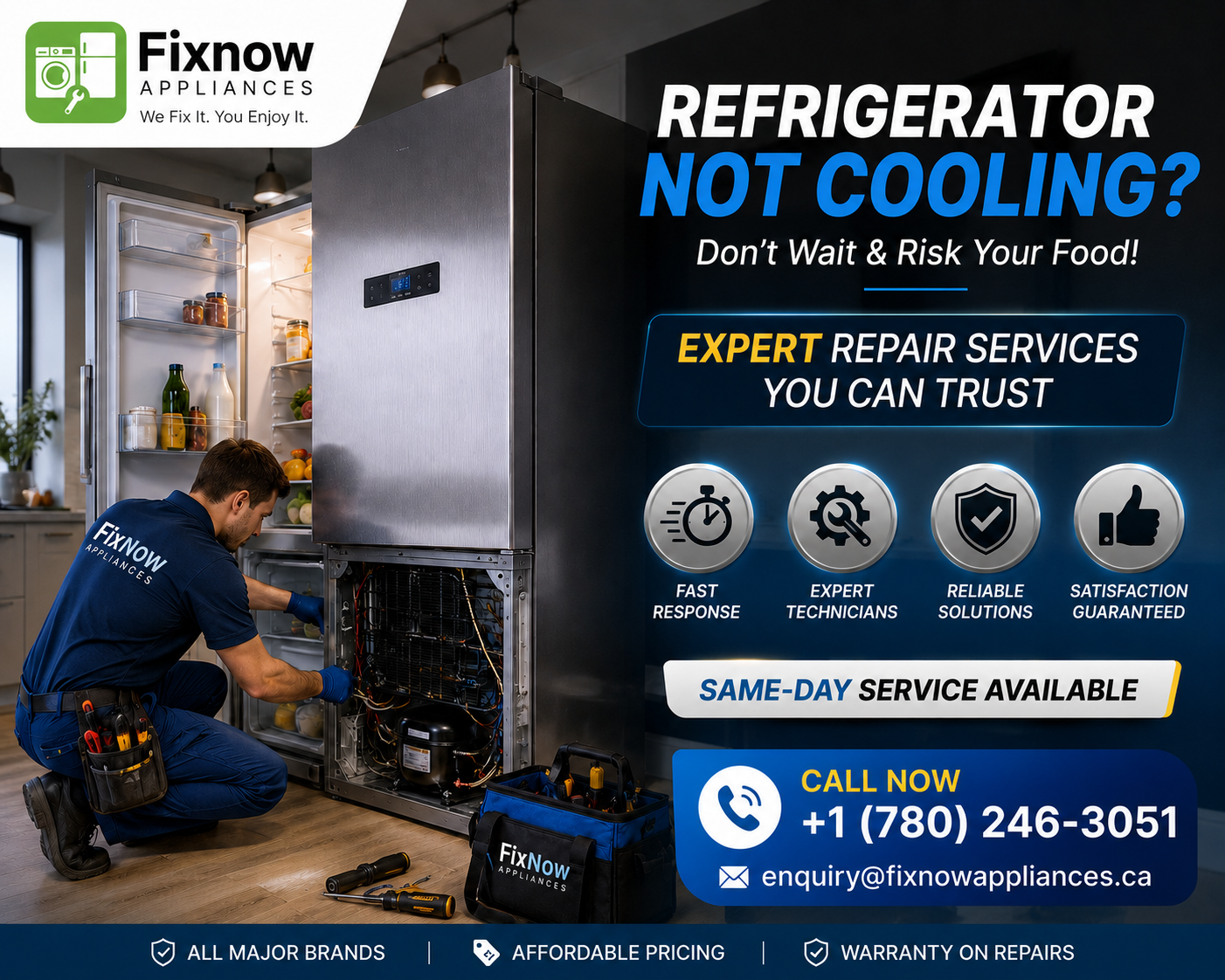 How Fast Should You Repair a Refrigerator That Isn't Cooling?